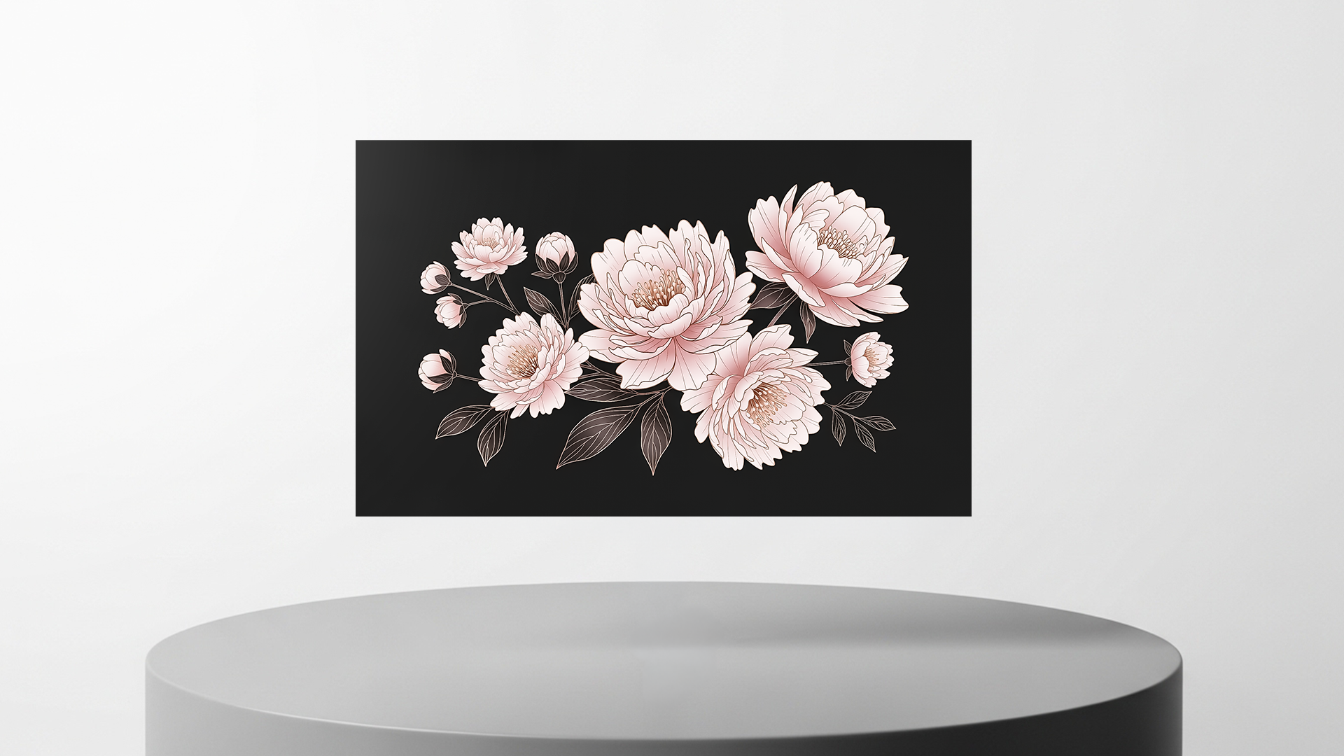 Design Inlay - Blush Peony