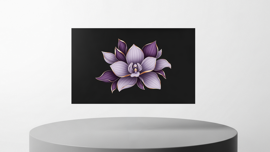 Design Inlay - Amethyst Orchid v1
