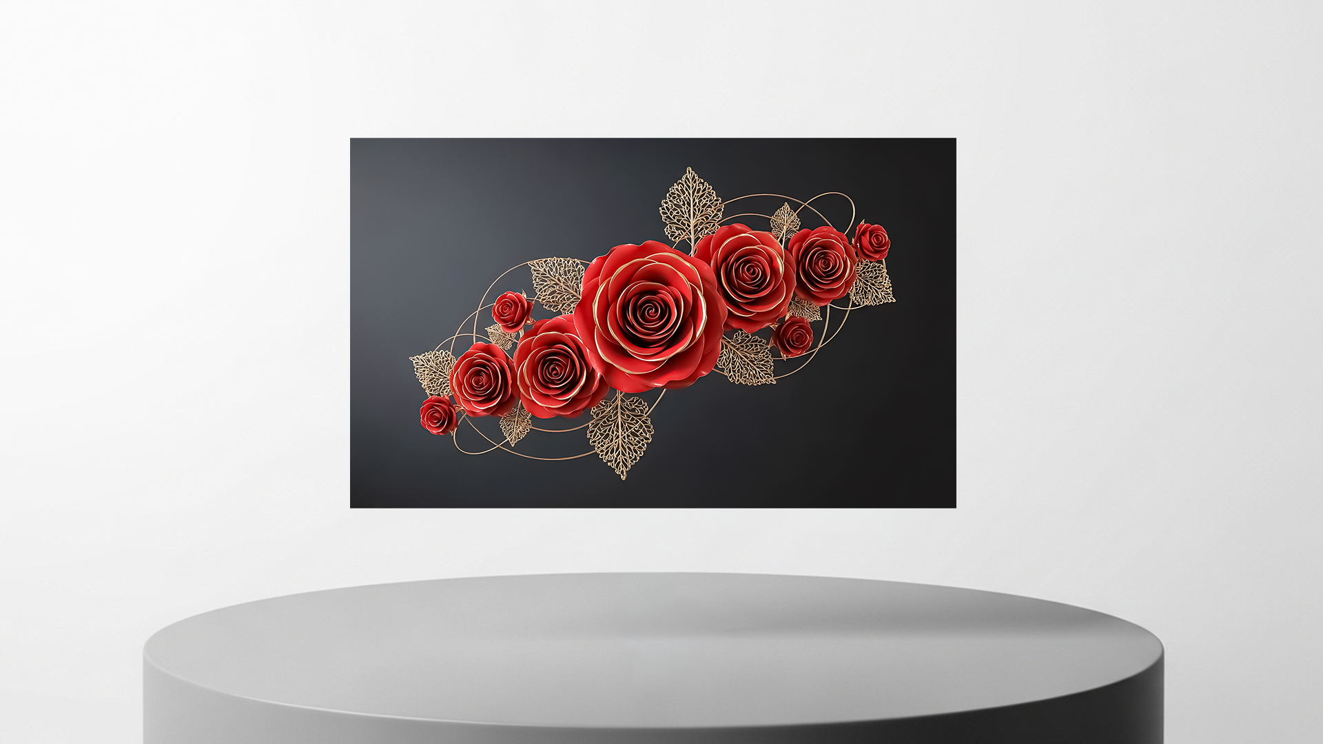 Design Inlay - Midnight Roses v1