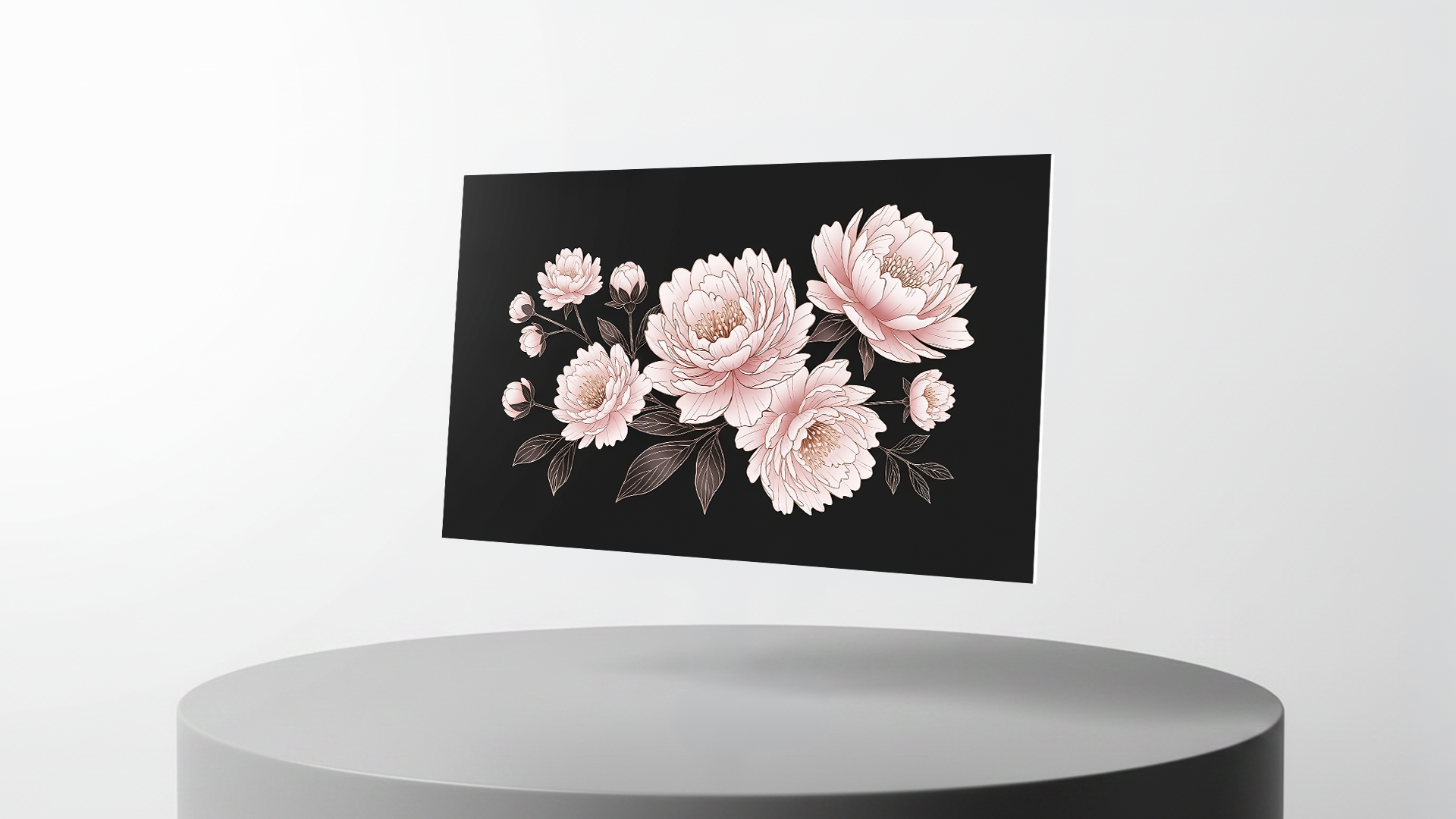 Design Inlay - Blush Peony