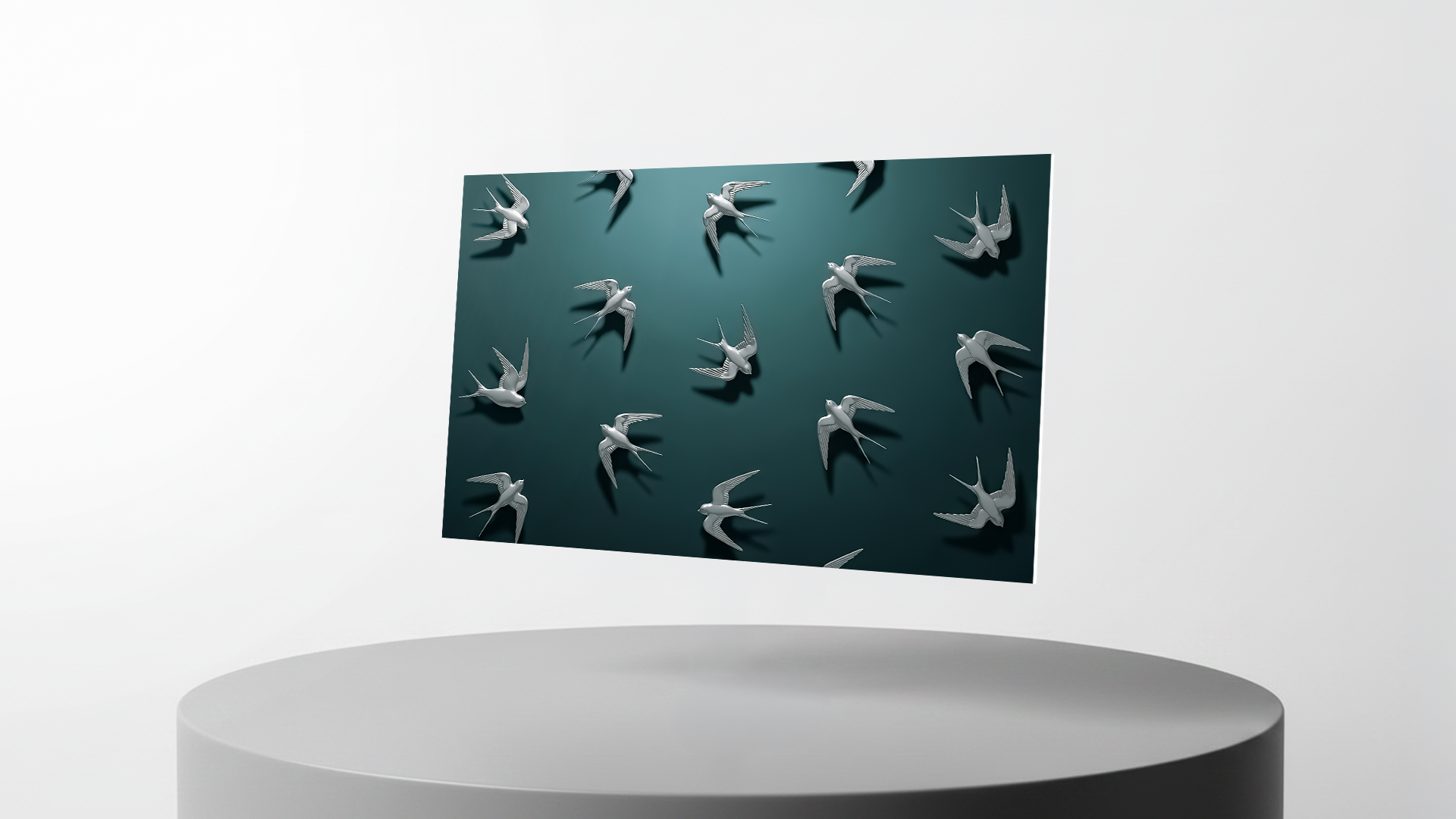 Design Inlay - Swallows (Scattered)