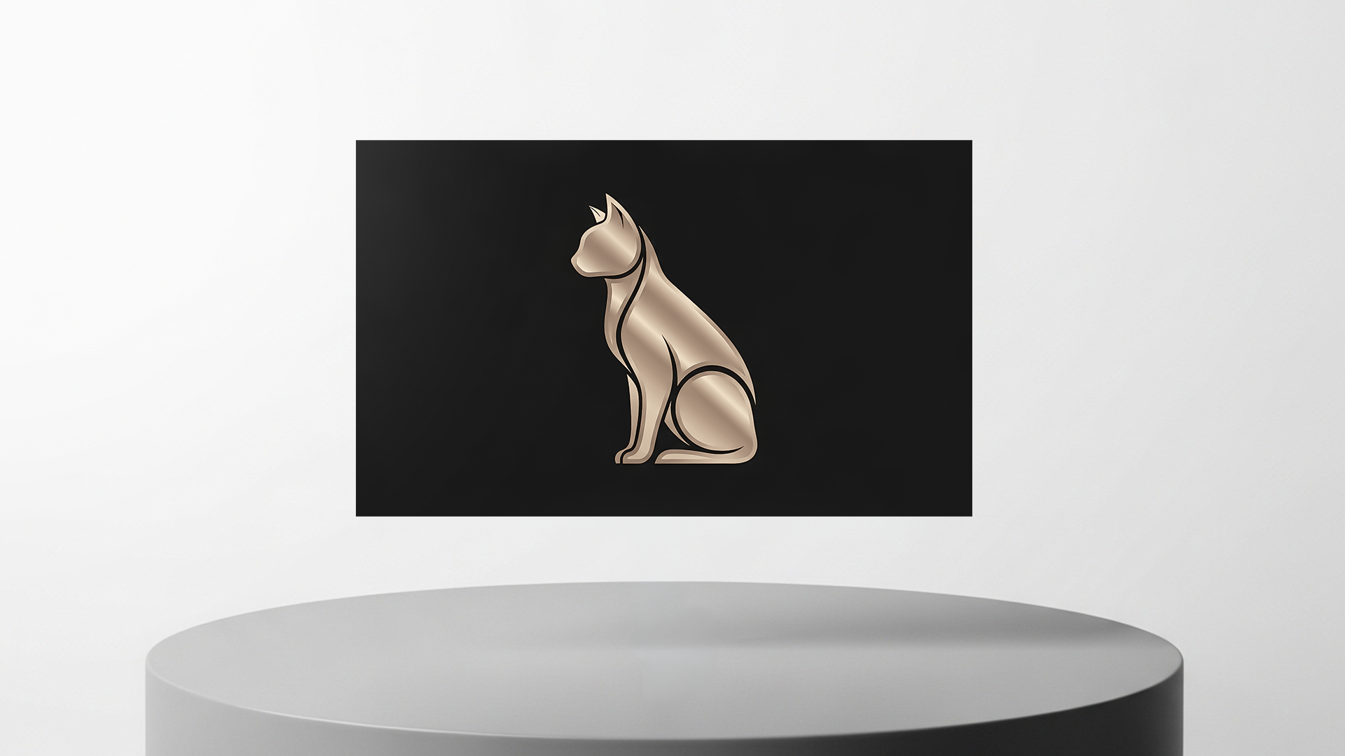 Design Inlay - The Metallic Cat